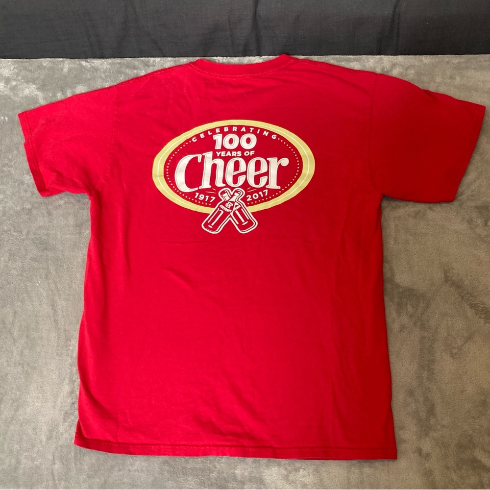 Cheerwine 2017 100th Anniversary Tee | Hanes Red Tagless T-Shirt